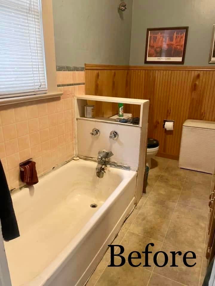 Guest Bathroom Transformation — before